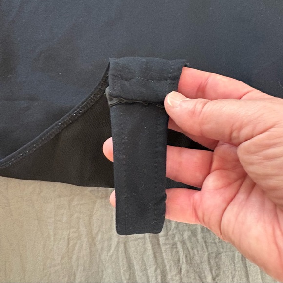 Free People Asymmetrical Abbie Bodysuit Black. Size Medium. - Picture 9 of 10